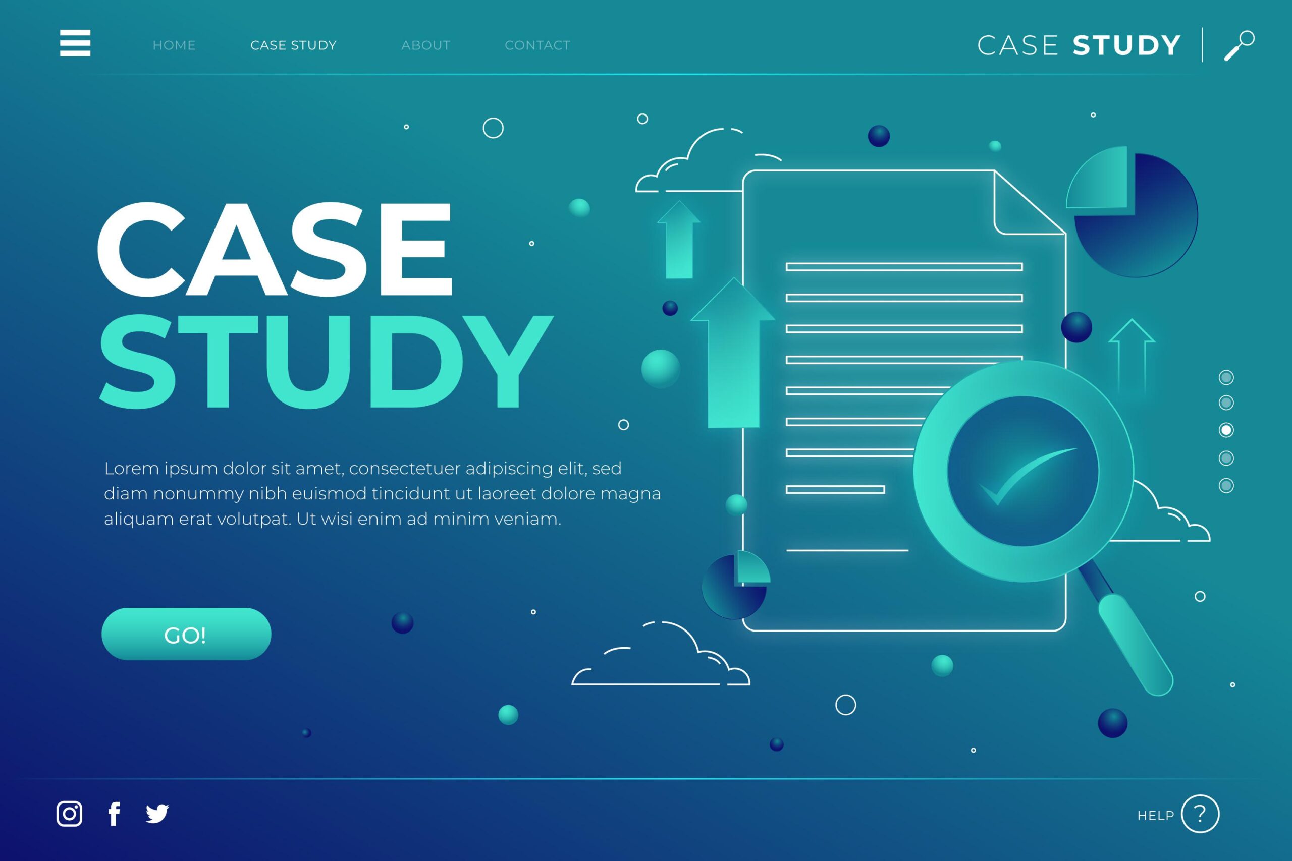 Case study for responsive web design