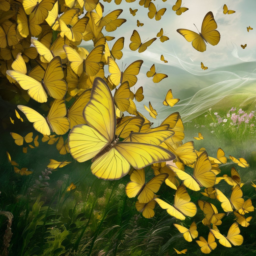 Yellow Butterflies Contribution to Ecosystems