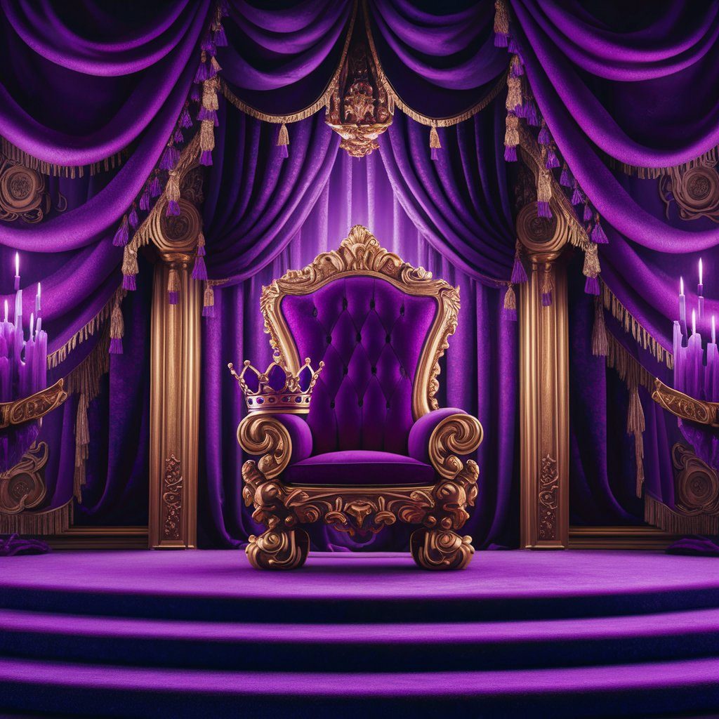 Purple Color in Royalty and Power